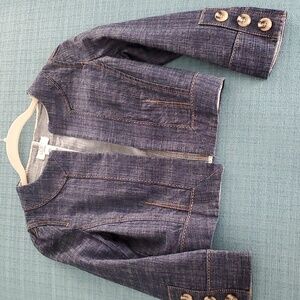 ADORABLE CROP DENIM JACKET 00P